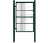 vidaXL Puerta de Valla 2D (Individual) Verde 100x140 cm