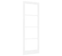 vidaXL Puerta Interior con Cristal "ORKDAL" Blanca 83x232x4 cm