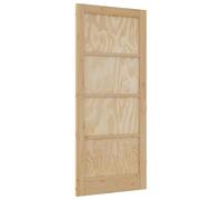 vidaXL Puerta Interior Natural 86 x 198,5 cm Madera contrachapada, Puerta de dormitorio, rectangular de pino, diseño rústico moderno, duradera para mejorar tu hogar