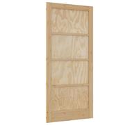 VidaXL Puerta Interior Natural 93x202cm Madera contrachapada, Puerta Dormitorio, Madera Rectangular, Diseño Rústico Moderno, Resistente para Mejorar su Interior