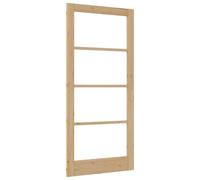 vidaXL Puerta Interior ORKDAL Marrón 93 x 202 cm | Hecha de madera de pino maciza, Disponible en varias dimensiones, Construcción sólida con materiales resistentes