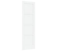 vidaXL Puerta Interior 'ORKDAL'Blanca 61x198.5x4 cm de Madera Maciza de Pino