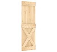 vidaXL Puerta NARVIK madera maciza pino 70x210 cm