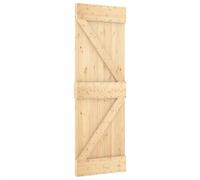 vidaXL Puerta NARVIK madera maciza pino 70x210 cm, puerta interior, puerta de granero corredera, puerta de granero moderna, puerta corredera