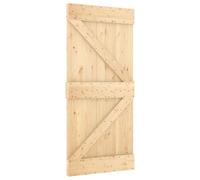 vidaXL Puerta NARVIK madera maciza pino 95x210 cm, puerta interior, puerta de granero corredera, puerta de granero moderna, puerta corredera