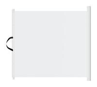 vidaXL Puerta retráctil para Mascotas Blanca 102,5x125 cm, Puerta retráctil para Perros, Puerta para Mascotas para escaleras, Puerta para Cachorros para escaleras