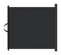 vidaXL Puerta retráctil para Mascotas Negra 102,5x125 cm, Puerta retráctil para Perros, Puerta para Mascotas para escaleras, Puerta para Cachorros para escaleras