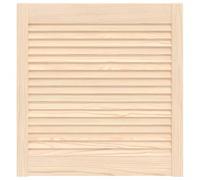 vidaXL Puerta Tipo Persiana con Celosía Rejilla Armario Tablillas Guardarropa Separador Decoración 61,5x59,4cm Madera Maciza de Pino