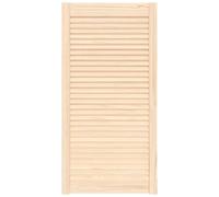 vidaXL Puerta Tipo Persiana con Celosía Rejilla Armario Tablillas Guardarropa Separador Decoración 99,3x49,4cm Madera Maciza de Pino