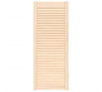 vidaXL Puerta Tipo Persiana con Celosía Rejilla Armario Tablillas Guardarropa Separador Decoración 99,3x39,4cm Madera Maciza de Pino