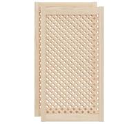 vidaXL Puertas de Armario Entramado 2 uds Madera Pino 49,5x99 cm