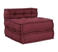 vidaXL Puf Modular Tela Granate 70x70x54 cm