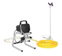 vidaXL Pulverizador de pintura sin aire, 10 m, manguera pulverizadora, 220 V, 2 l/min, 227 bar, color negro