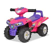 vidaXL Quad ATV correpasillos Infantil con Sonidos y Luces Rosa Morado