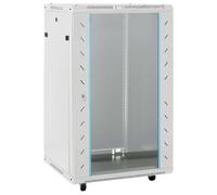 vidaXL Rack de servidores 15U 19" IP20 Negro 60x60x100 cm, Rack de Red 18U, armarios de Red, Armario de Red de Almacenamiento, Armario de Red