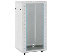 vidaXL Rack de servidores 22U 19" IP20 Gris 60x60x120 cm, Rack de Red 22U, armarios de Red, Armario de Red de Almacenamiento, Armario de Red
