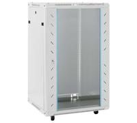 vidaXL Rack de servidores Patas giratorias 18U 19" IP20 60x60x100 cm, Rack de Red 18U, armarios de Red, Armario de Red de Almacenamiento