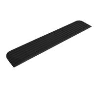 vidaXL Rampa de Umbral Carretera Puerta Acera Sillas de Ruedas Andador Coche Scooter Carritos Antideslizante Desmontable Goma 110x21x2,5 cm