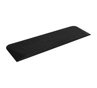 vidaXL Rampa de Umbral Carretera Puerta Acera Sillas de Ruedas Andador Coche Scooter Carritos Antideslizante Desmontable Goma 110x32x3,8 cm