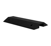 vidaXL Rampa de Umbral Puente Carretera Puerta Acera Sillas de Ruedas Andador Coche Scooter Carritos Antideslizante Desmontable Goma 80x40x8 cm