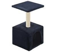 vidaXL Rascador Gatos con Poste de Sisal 55cm Azul Oscuro Accesorios Mascotas