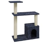 Vidaxl rascador sisal gris oscuro para gato