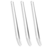 vidaXL Raspadores de Sudor para Caballos 3 uds Aluminio Plateado, rascador de Sudor para Caballo, rascador de Sudor, rascador Sudor Metal