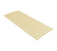 vidaXL Somier de Láminas con 24 Listones Estructura Cama Plegable Base Dormitorio Habitación Invitados Plataforma Robusto Duradero 80x200 cm