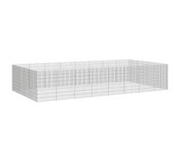 vidaXL Recinto Corral Animales 24 Paneles Hierro galvanizado 54x80 cm, Corral para Conejos, Corral para Animales, recinto para Conejos, conejera