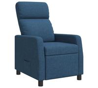 vidaXL Recliner Azul Tela