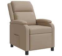 vidaXL Recliner Capuchino Cuero sintético