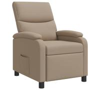 vidaXL Recliner Capuchino Cuero sintético