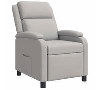 vidaXL Recliner Gris Nube Tela