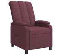 vidaXL Recliner Morado Tela