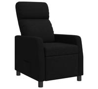 vidaXL Recliner Negro Tela