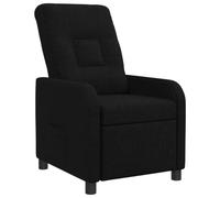 vidaXL Recliner Negro Tela