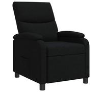 vidaXL Recliner Negro Tela