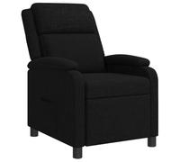 vidaXL Recliner Negro Tela