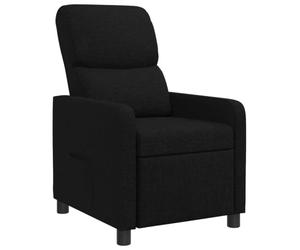 vidaXL Recliner Negro Tela