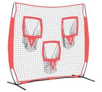 vidaXL Red de Entrenamiento de Béisbol para Desarrollar Habilidades de Lanzamiento para Atletas de Softbol