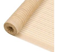vidaXL Red de Privacidad Pantalla Balcón Jardín Patio Terraza Protector Solar Valla Malla Ocultación Toldo Duradero HDPE Beige 1x50 m 150 g/m²
