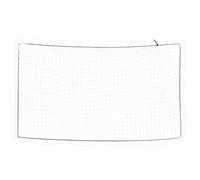 vidaXL Red de Remolque con Cuerda elástica PP Blanco 4,5x2,5 m, Red de Carga, Red de Carga para Remolque, Cubierta de Remolque de Malla