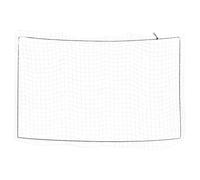 vidaXL Red de Remolque con Cuerda elástica PP Blanco 4x2,5 m, Red de Carga, Red de Carga para Remolque, Cubierta de Remolque de Malla