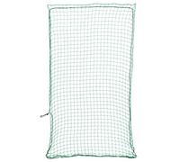 vidaXL Red de Remolque con Cuerda elástica PP Verde 2,7x1,5 m, Red de Carga, Red de Carga para Remolque, Cubierta de Remolque de Malla