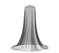 vidaXL Red para mosquitos para cama 156 Mesh Negro Ø56 x 220 cm Dormitorio Mosquitera Moderna, Escudo Insectos para Cama, Cortina A-Frame, Protección Nocturna, Decoración Funcional