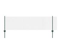 vidaXL Rejilla de Alambre Soldado con 5 postes en verde, medidas de 06 x 10m. Hecha de acero, esta cerca metálica es resistente a los rayos UV y tiene un diseño duradero y moderno, ideal para tu jar