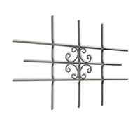 vidaXL Rejilla de Seguridad para la Ventana AceroGalvanizado Reja Seguridad