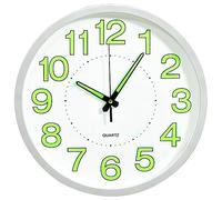 vidaXL Reloj de Pared Luminoso Blanco 30 cm