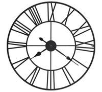 vidaXL Reloj Pared Esqueleto Metal Números 80 cm