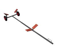 vidaXL Remolque para Barco 302x100,5x43 cm, Ajustable a 3 Posiciones, Acero Antióxido, Portavehículos para Barco de Pesca, Yate o Embarcación, Carga Máx. 160 kg, Remolque Exterior
